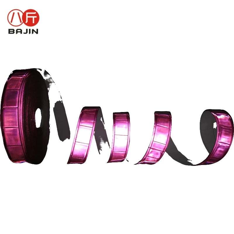 보안용 방수 PVC 반사 라이트 밴드 테이프, 핫 핑크, 터키석, 오렌지, 그레이, 그린, 25mm 너비, 50 야드 롤