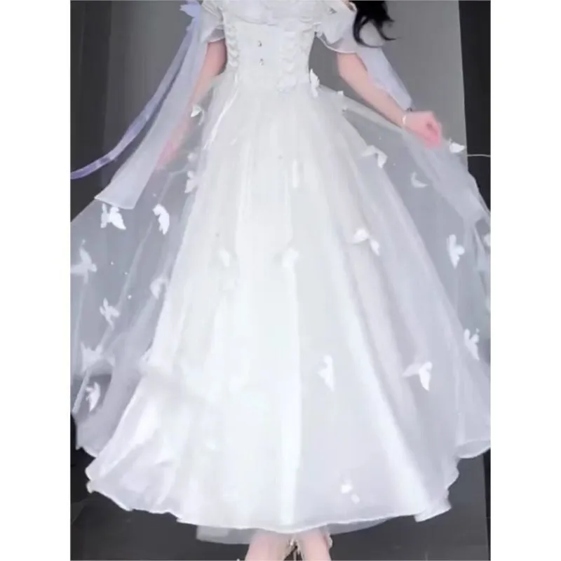 

White Dress Women's New Vintage