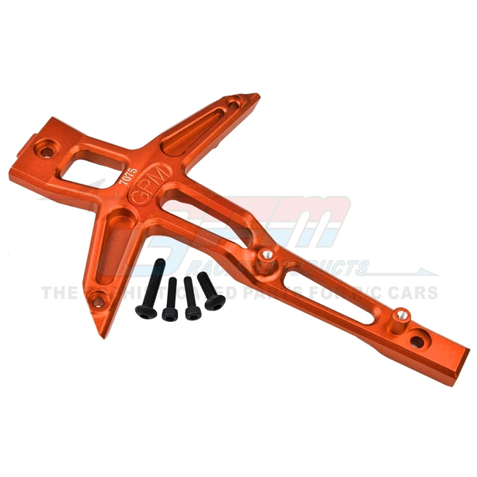 GPM Aluminum Steering Bellcrank Support For Traxxas X-Maxx 4X4 - 1 Set, Red - View #2