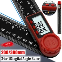 Digital Angle Ruler Inclinometer Angle Digital Electronic Scale Goniometer Protractor Angle Detector Measuring Tool (200/300mm) 2