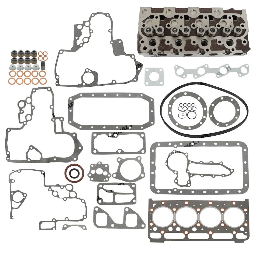 

Cylinder Head + Full Gasket Kit For Kubota V1702 V1702B Bobcat 1600 733