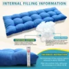 Custom Bench Seat Cushion Bay Window Seating Pad  Long Mattress Custom Chair Seat Pad Decorative Garden Cojines Pads Swings 2
