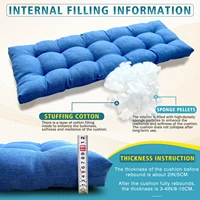 Custom Bench Seat Cushion Bay Window Seating Pad  Long Mattress Custom Chair Seat Pad Decorative Garden Cojines Pads Swings 2