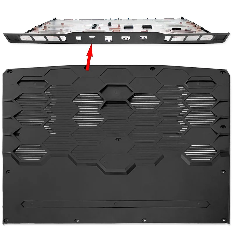 Laptop Tampa Superior para Msi Ge76 Ms17k2 17k3 17k4 Tela Quadro de Volta Moldura Superior Inferior Palma Resto Inferior Case Dobradiça Shell - Imagem 2