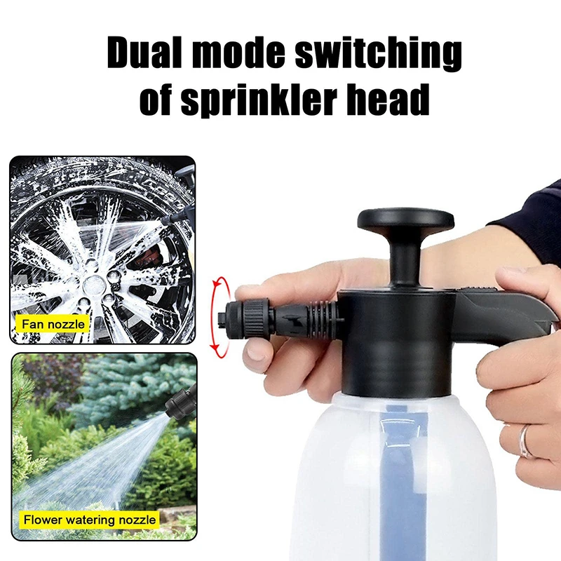 2L Foam Sprayer Car Wash High Pressure Soap Gun Cleaning Tool Garden Water Bottle Auto Nozzle Watering Can Lance Snow Sprayer Po