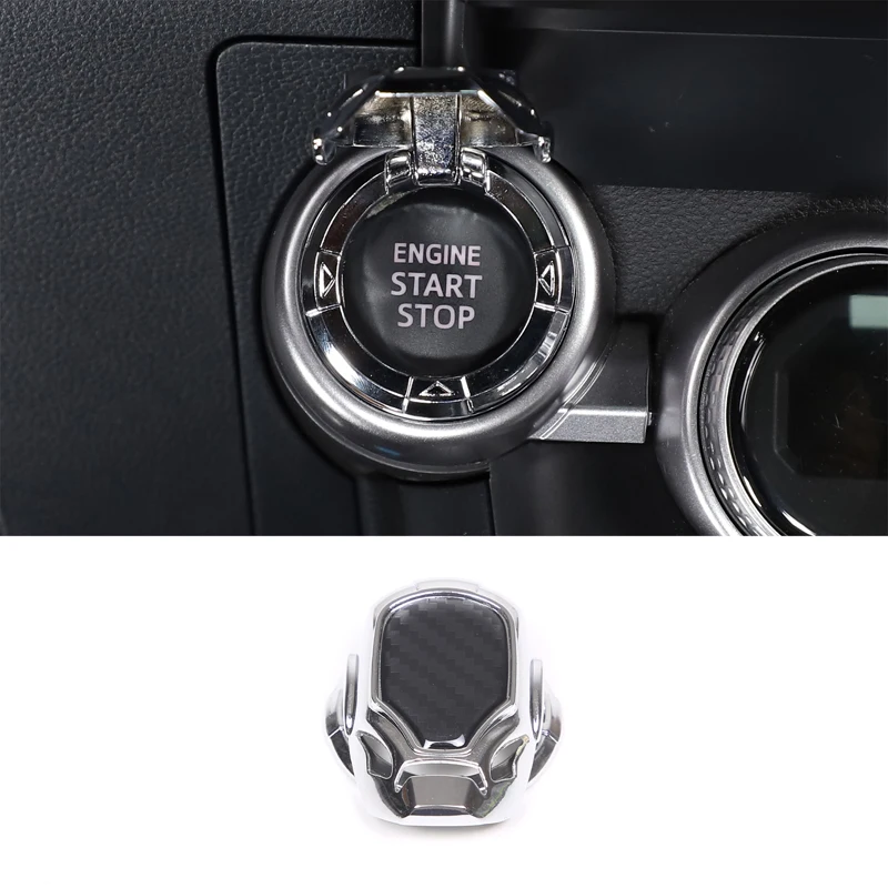 

For Toyota 86 for Subaru BRZ 2022-2023 Car One-button Start Decorative Cover Sticker Zinc Alloy Interior Accessories 1 Pcs