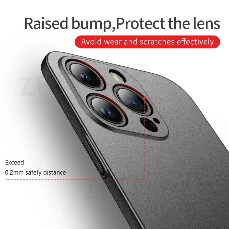 ZROTEVE Luxury Slim Matte Hard PC Cover - Premium Phone Case