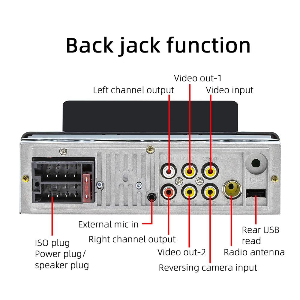 S3bf53dd49cd8417085e8040d88216096w Gearelec 5 inch Car Radio 1 Din CarPlay Android Auto Multimedia For Volkswagen Nissan Toyo Bluetooth MirrorLink FM Receiver