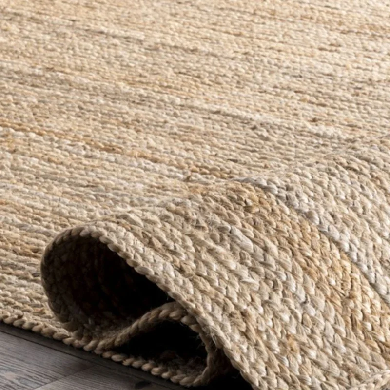 

Living Room Zen Room Tea Room Thickened Jute Hand-Woven Carpet