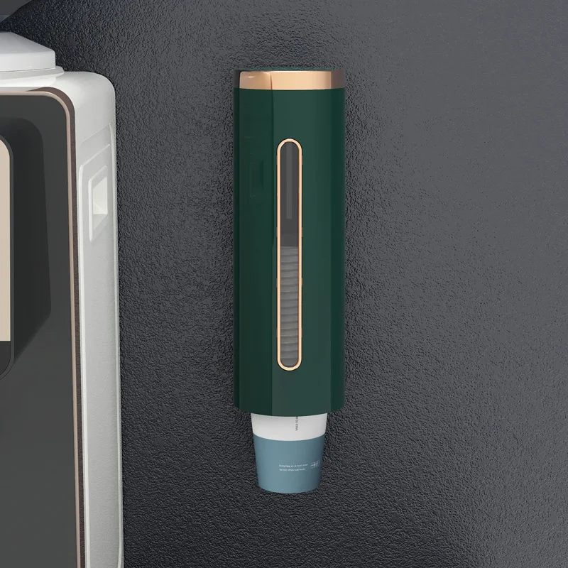 Self-designed luxury disposable cups cup-taking device, paper cup-dropping device, water dispenser, cup holder and cup storage