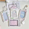 PVC card cover mobile phone camera fan star love beans small card campus card collection card bag display pendant 3
