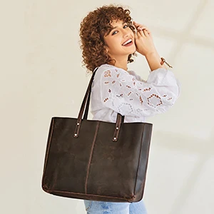 Nubily Vintage Laptop Bag S-ZONE Borsa A Tracolla Da Uomo Oversize