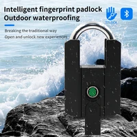 TTLock Bluetooth APP Strong Smart Padlock Fingerprint Lock Keyless Mini Bag Aleax Google Home Electronic Door Lock IP67 Outdoor