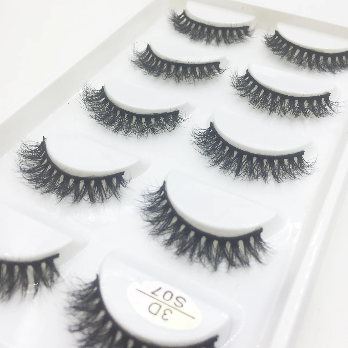16 Style 5 0/100 Pairs Thick Eyelashes Natural False Eye Mink Lashes Soft Fake Eyelash Wispy Makeup Faux Cils Maquiagem 2