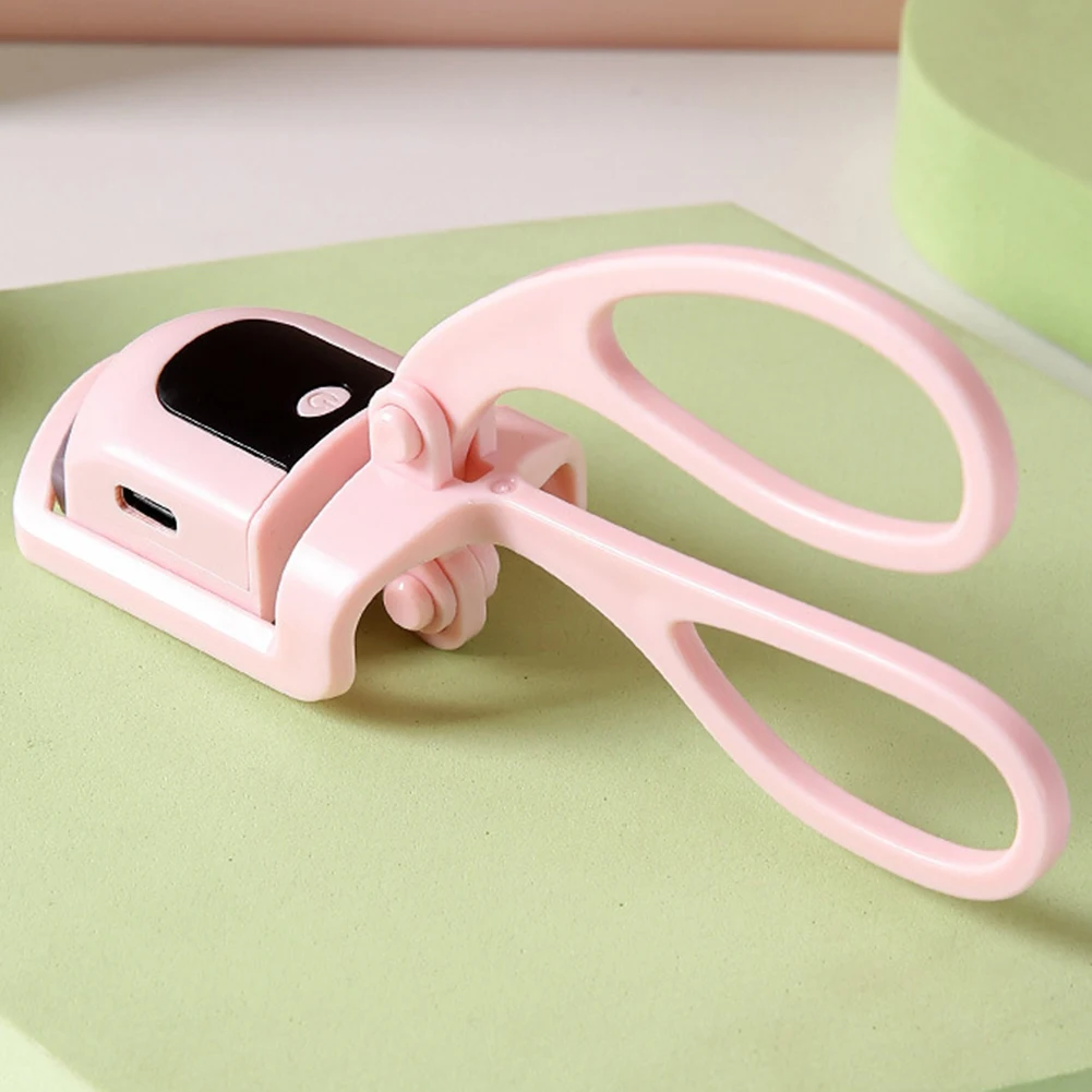 Electric Heated Eyelash Curler Eyelashes Curls Thermal Eyelash Curler USB Rechargeable Mini Long Lasting Makeup Tool Beauty Tool