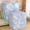 Flower Non-woven Fabric Quilt Storage Bag Moistureproof Thick Moving and Packing Bag Cotton Blanket Bag Foldable Dust-proof 5