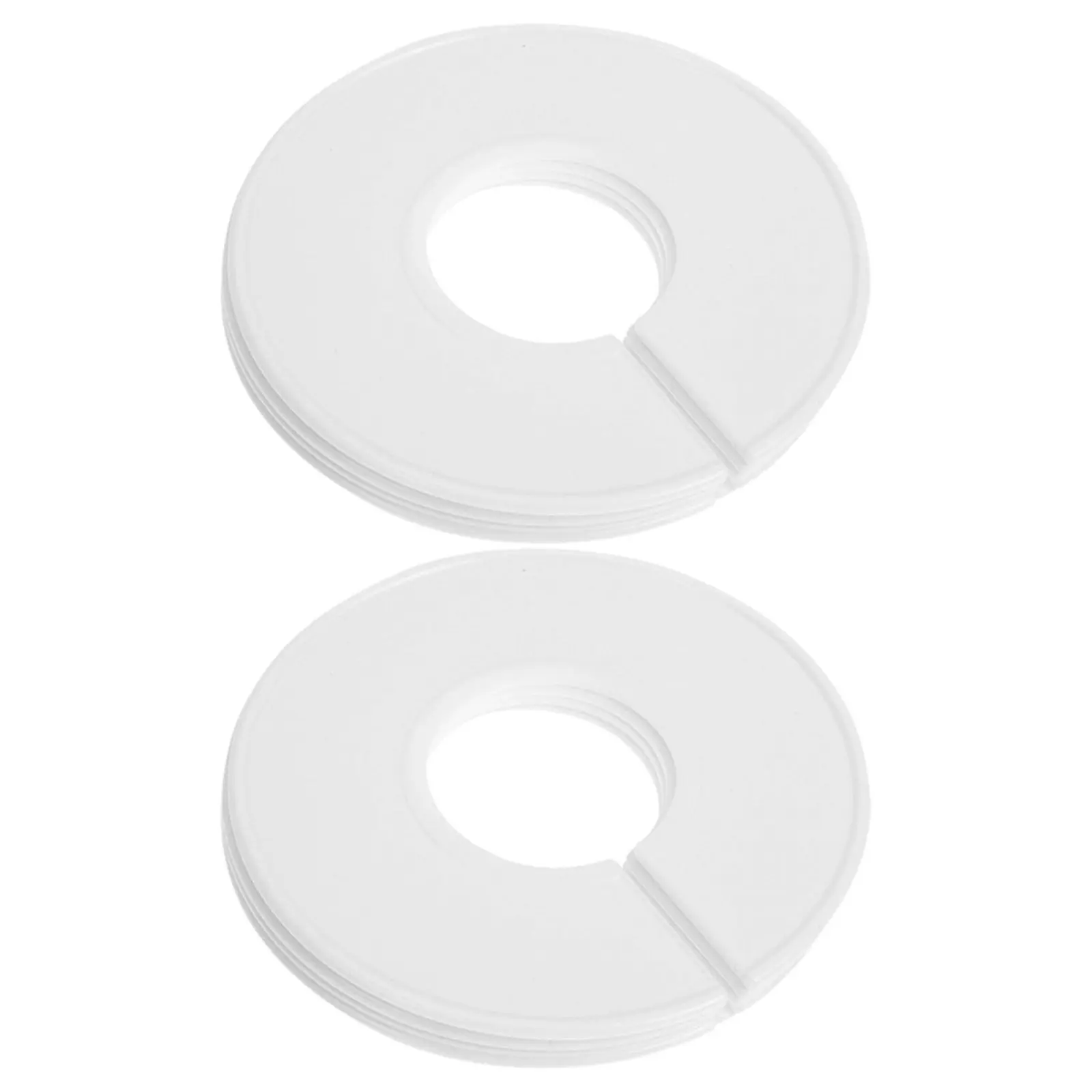 20개 플라스틱 원형 사이즈 버튼 옷 사이즈 분리기 옷장 정리 걸이 분리대 방 옷 정리대