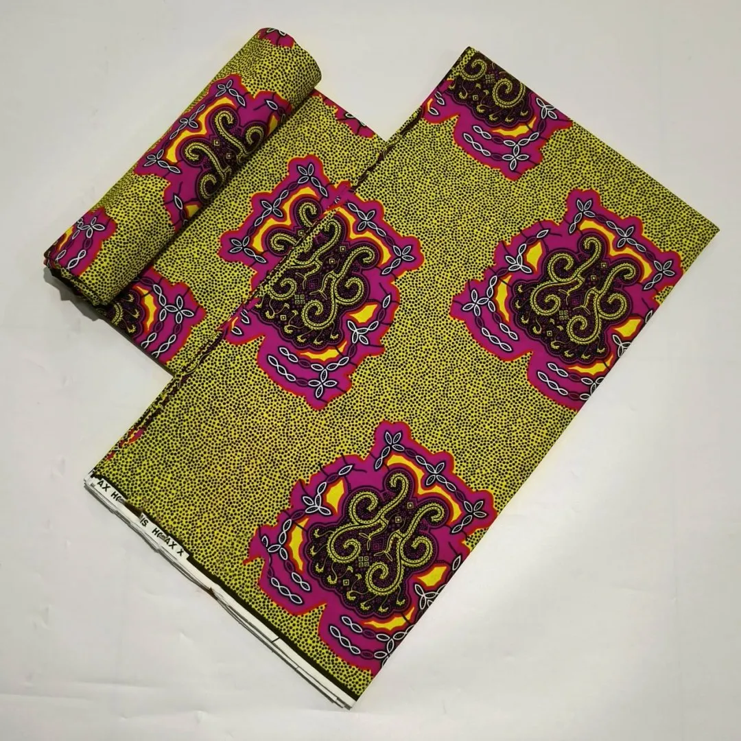 Veritable Wax Guaranteed Real wax print fabric dutch hollandais pagne africa Dress 100% Cotton GX11-4