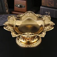 Household metal fruit bowls, small fruit bowls, tribute before Buddha, lotus bowls, snacks for Buddha, living room coffee table. 1