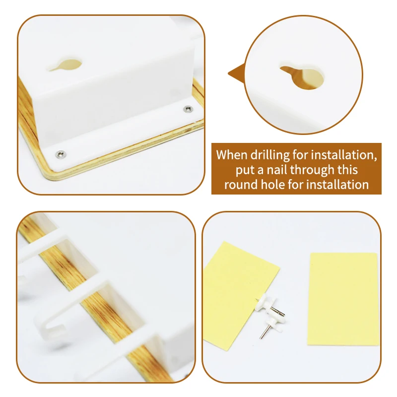 Wall Shelf Wall-hung Storage Box Organizer Key Rack Prateleira Hanger Decorative Sundries Storage