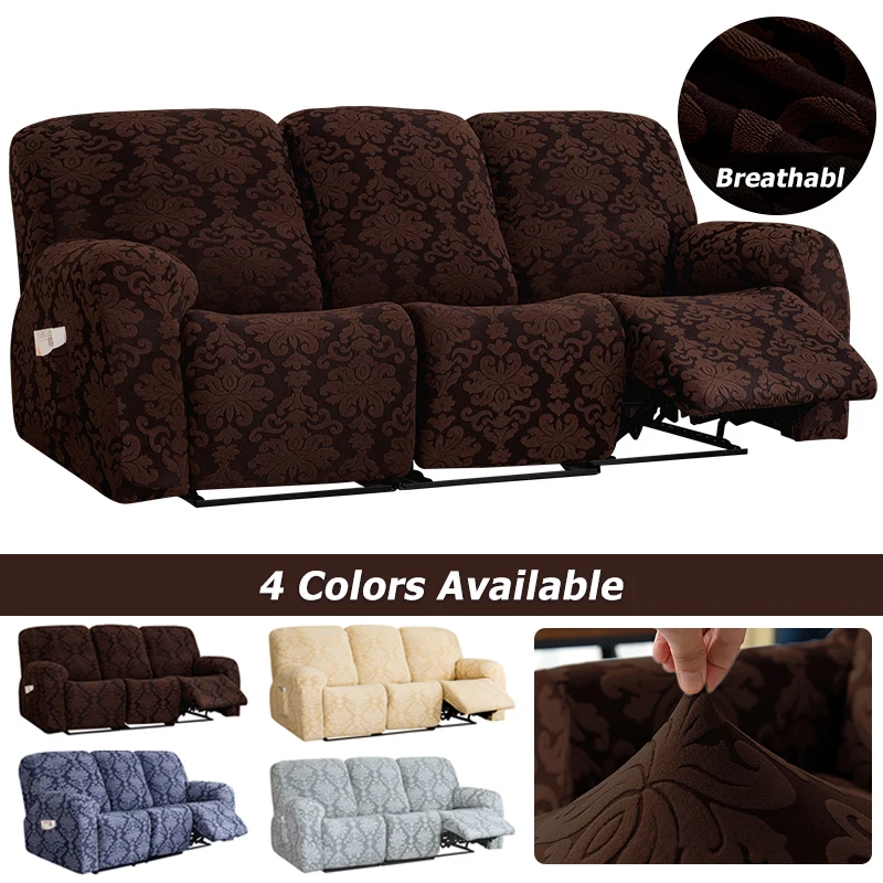 Vintage Jacquard Recliner Sofa Cover Armchair Stretch Lazy Boy