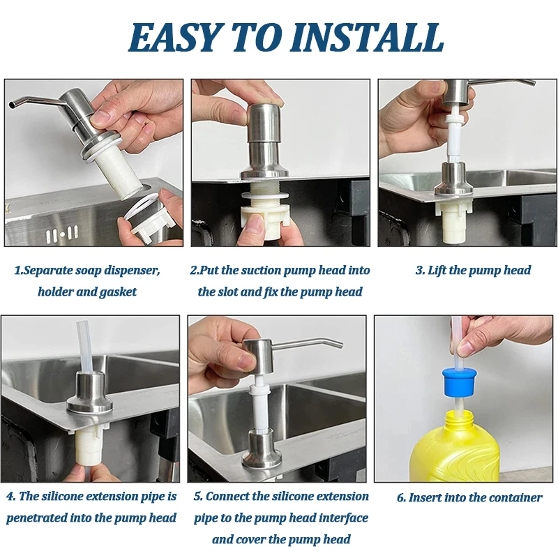 Easy Steps to Install Soap Dispenser in Kitchen Sink