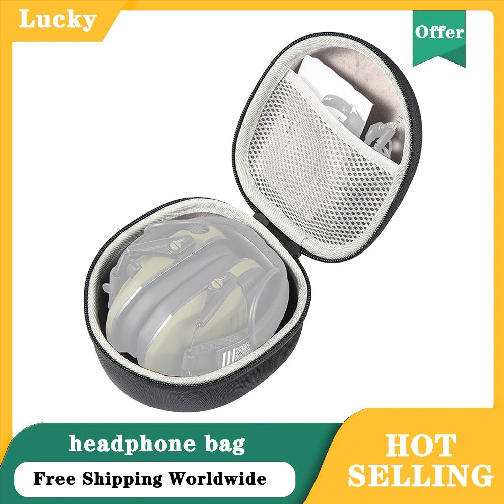 

ARM NEXT military tactical headset hard body storage case / light headset case / electronic shooting earmuffs portable case