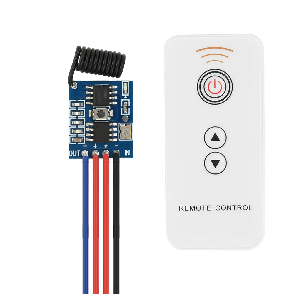40W LED Switch Module-DC3.3-24V Explosion Flash Dimming Breathing Light 5V/12V Miniature Remote Control Home Automation