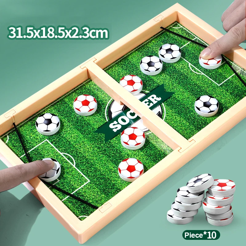 Table Hockey Paced Sling Puck Board Game Fast Sling Puck Winner Party Game Adult Child Family Game Desktop Battle Board Toys 3