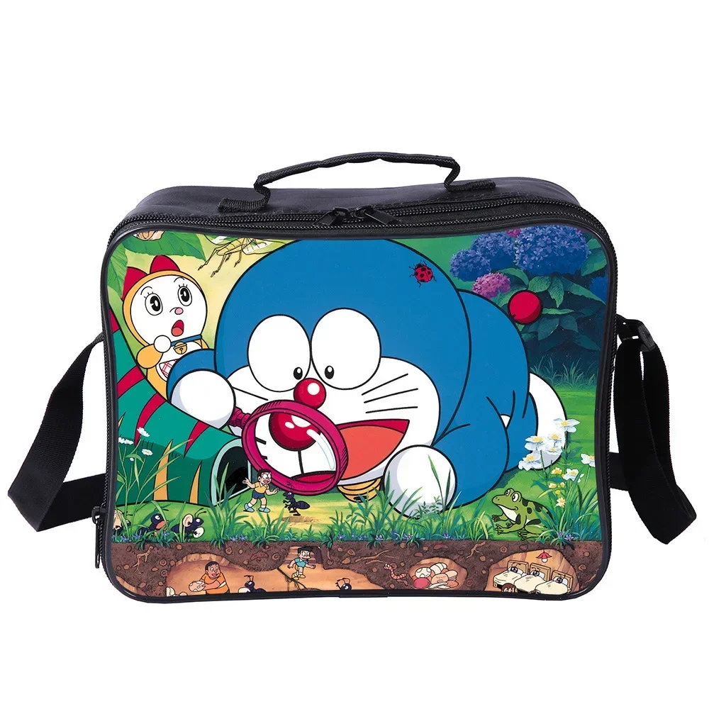 

Doraemon Children's Lunch Bag Is Easy To Carry Cartoon Pattern Primary and Secondary School Students Ice Bag Bento Bag Mochila