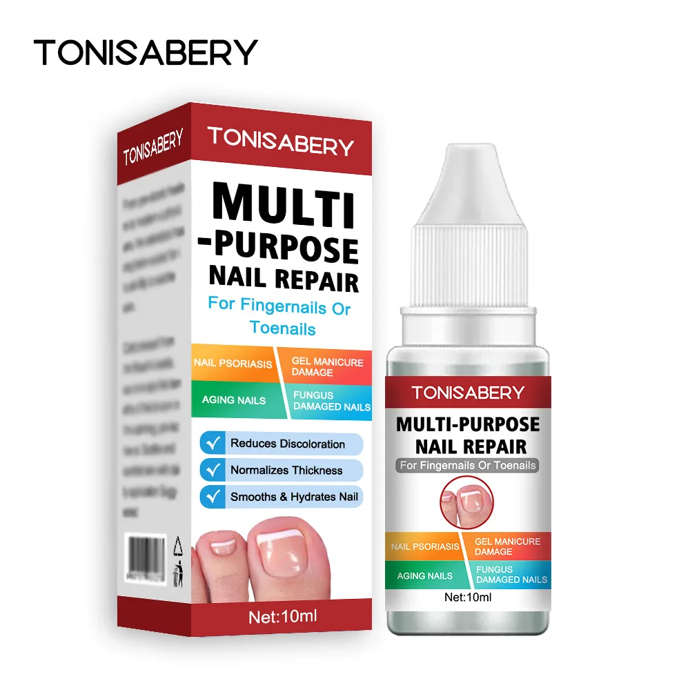 10ml Gray nail Repair Solution Hand and Foot Care Nourishing Repair Solution Moisturizing and Smoothing Nail Polish