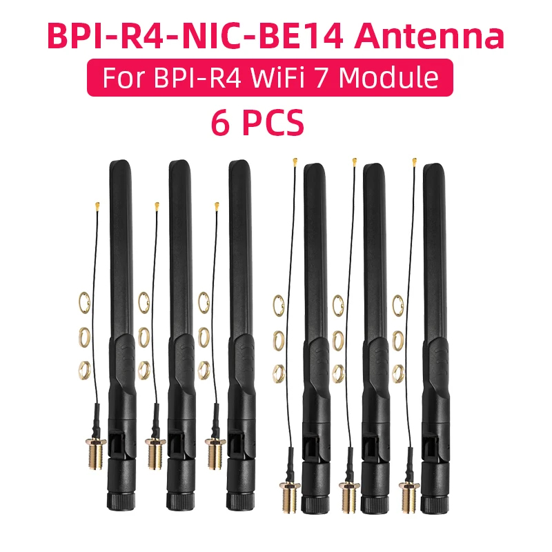 WiFi 7 Module Antennas for Banana Pi R4 wireless module,helical antenna