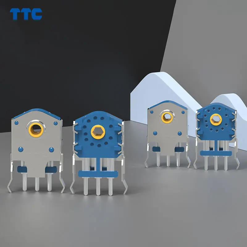 TTC Encoder 7/8/9/10/11/12/13/14/15/16mm Rotary Mouse Scroll Gold Wheel Encoder With 1.74mm Hole Mark,20-40g PC Mouse Dustproof - Image 3