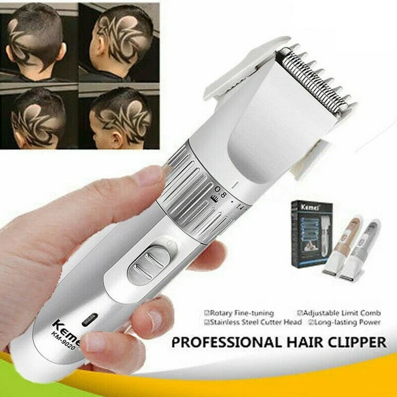 Kemei Professional Hair Trimmer for Men Child Electric Clipper Portable Rechargeable Stainless Blade Cutting Machine |
