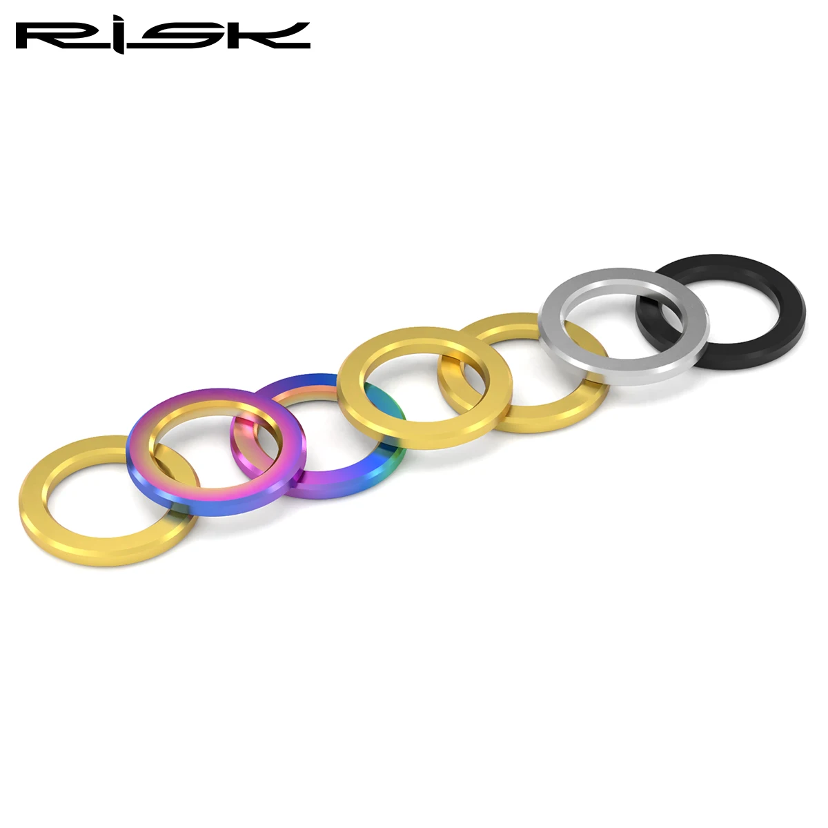 Bicycle Screw Washer Titanium Alloy Bolts Flat Washer Spacer 10pcs for MTB Road Bike