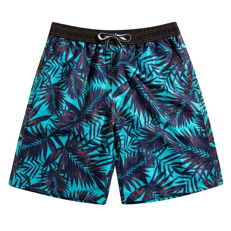 Beach pants men's quick-drying loose large size swimming surfing hot spring vacation quick-drying big pants women shorts