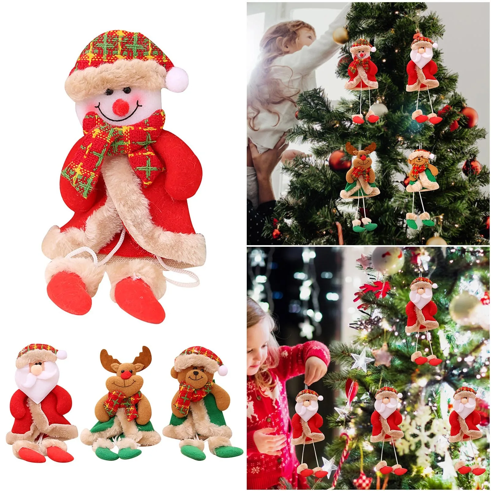 

Oddball h Christmas Doll With Legs Christmas Gift Small Cloth Christmas Tree Pendant Small Doll Children's Asking Us h