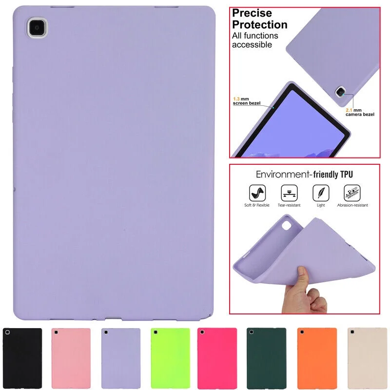 

Silicone Tablet Case Cover For Samsung Galaxy Tab A8 10.5 SM-X200 A 8.0 T290 A7 A8 S6Lite S7 S8 X700 Case