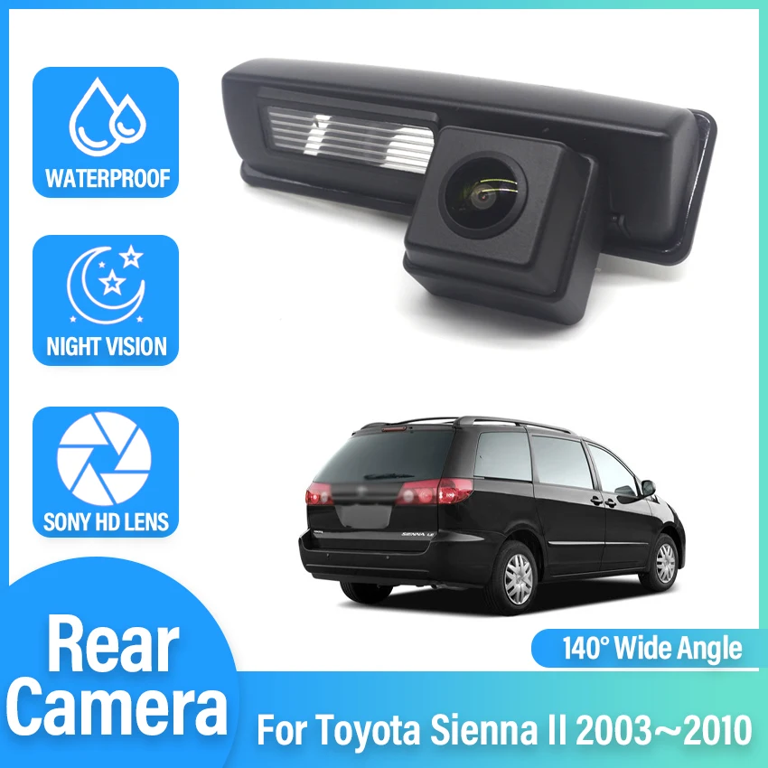 

CCD HD Fisheye Rear View Camera For Toyota Sienna II 2003 2004 2005 2006 2007 2008 2009 2010 Car Reverse Parking Monitor