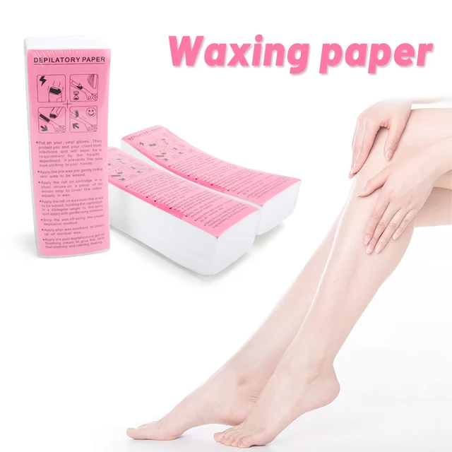 100pcs Removal Nonwoven Body Cloth Hair Remove Wax Paper Rolls