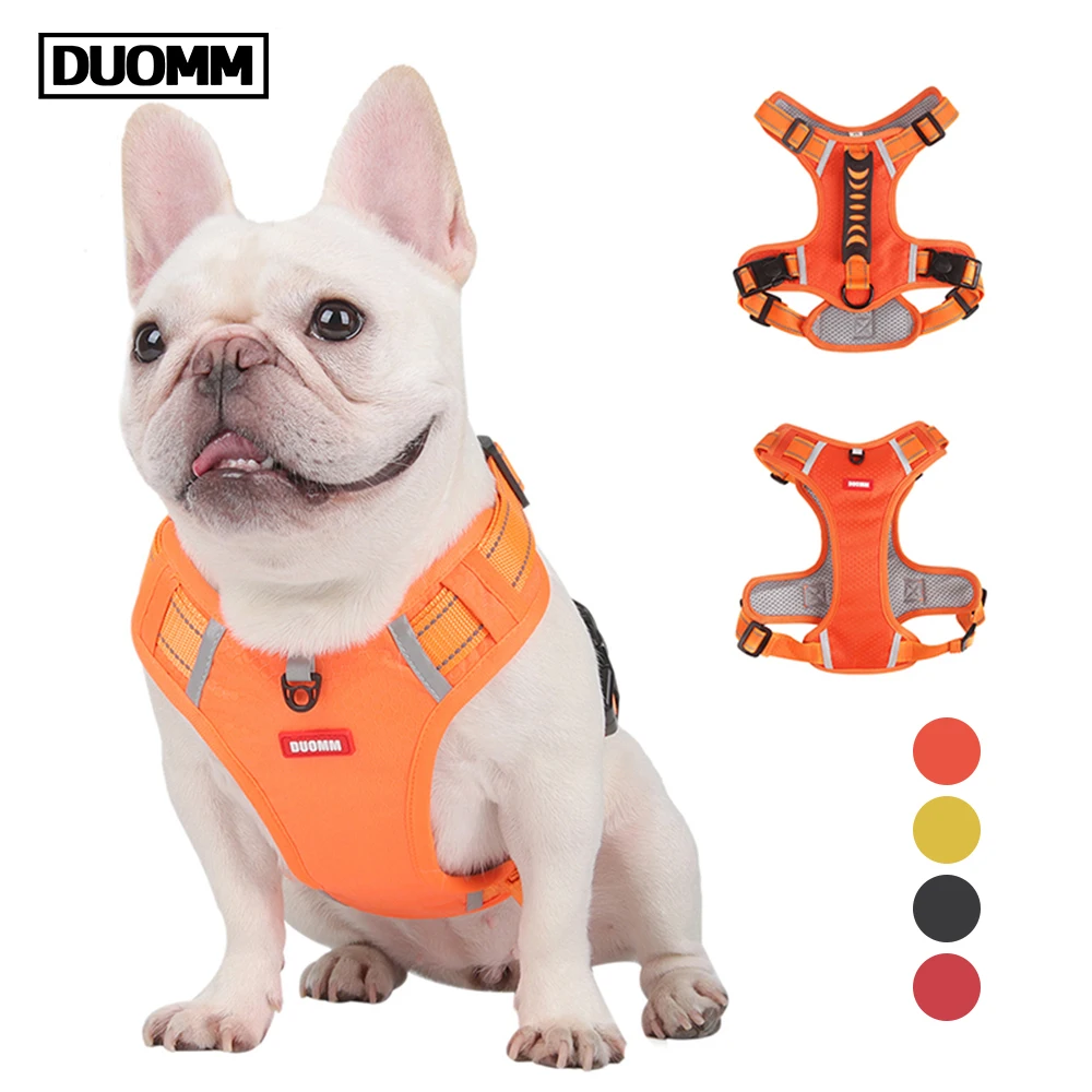 Adjustable Dog Harness with Handle Reflective Walking Hiking Puppy