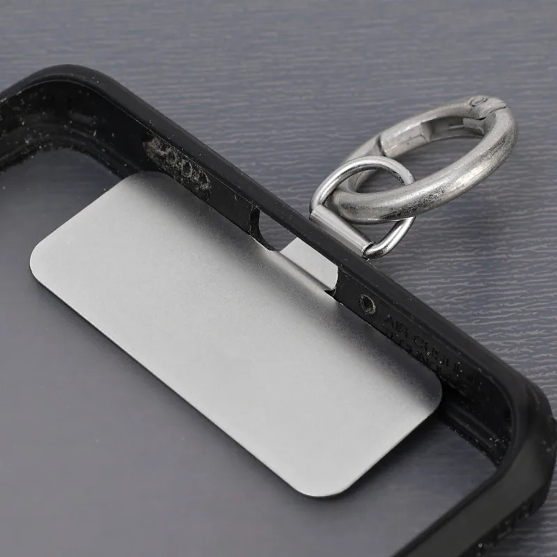 Almohadillas Para Colgar Teléfono Cordon Movil 10 Almohadillas Transparentes Para Sujetar El Móvil - Anillo Metálico Para Cordón - PVC Resistente Al Agua Correa Movil Clip Funda Sin Pegamento
