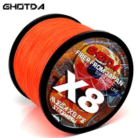 GHOTDA 8 Braided Fishing Line 100M Advanced Braid 8 Strands 0.14mm-0.55mm 18-78lb Multifilament PE Lure Line Braided Line 1