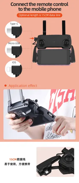 Micro Usb Dji Mavic Pro Iphone X Data Cable For DJI Mavic Pro/Mini