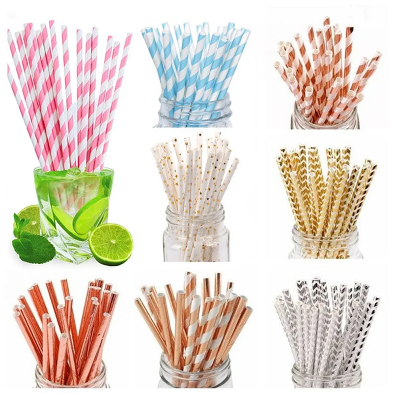 Promotion Bamboo Paper Straws Custom Drinking Straws for Wedding Christmas  Party - China Paper Straw and Disposable Paper Straw price