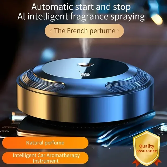 Car Air Freshener Air Purifier Smart Aroma Diffuser for Vehicle Essential Oils Diffuser Office Room Car Smell Distributor 1
