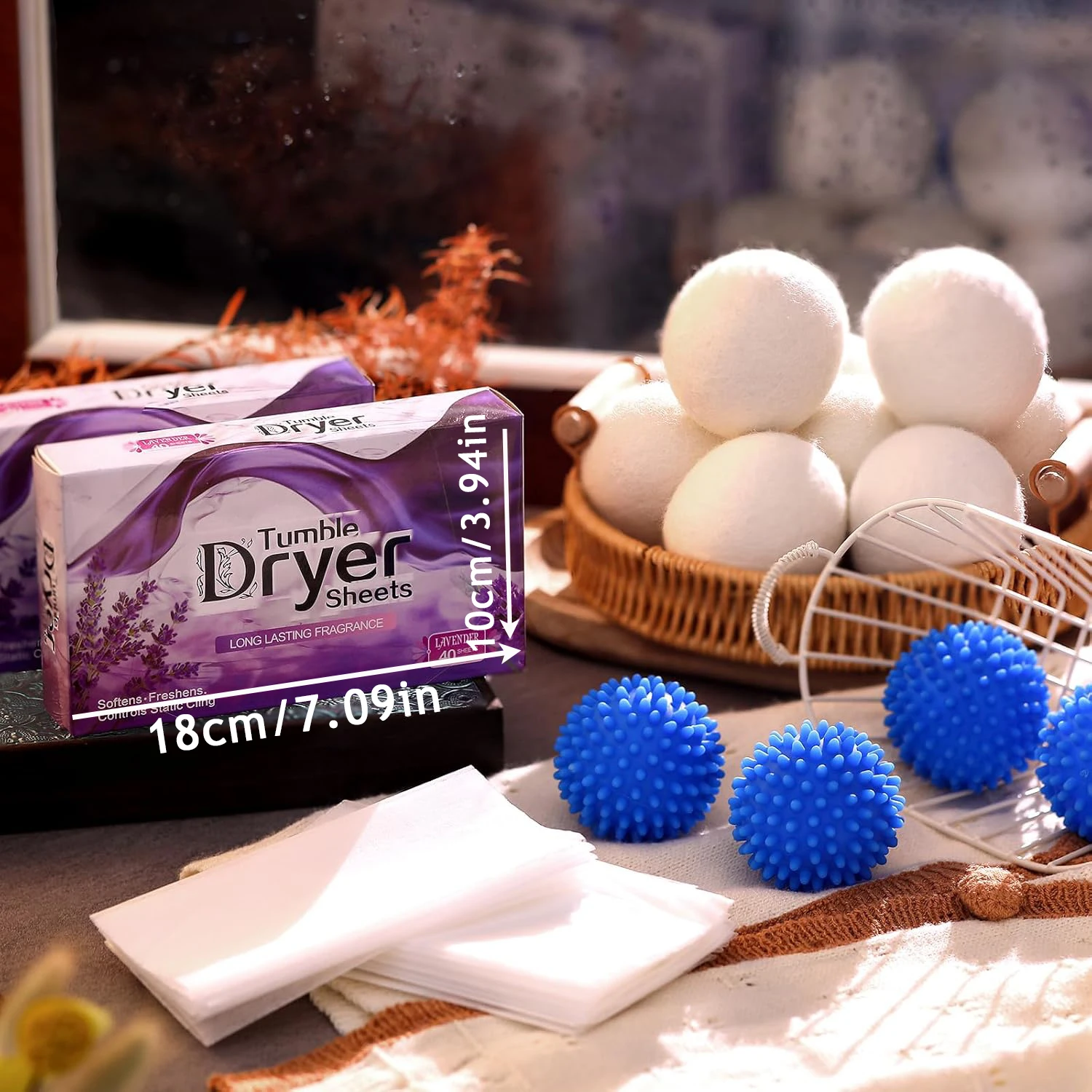 Fabric Softener Sheets 360/200/120 Sheets(9/5/3 boxes) Fabric Softener Dryer Sheets Ultra Soft Fresh Scent Anti-Static Odor Removal