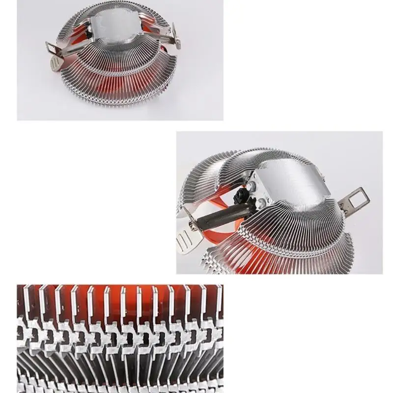 R53C QZ100 CPU-Kühlkörper Desktop-Computer PC Kühler Lüfter Keramikkern für LGA 775 oder LGA 1150/1156/1155 LGA1366 – Detail 8