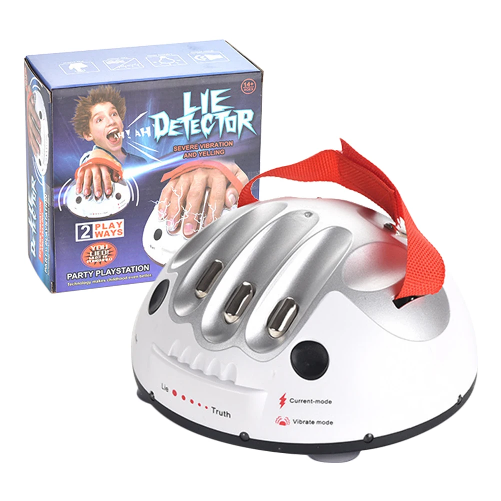 Stress Relief Toys Electric Micro Lie Detector Toy Tabletop Decompression Games Battery Powered Plastic Multiperson Safety Voltage Adult Party