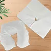 100Pcs Disposable Non-Woven Headrest Pillow Paper Beauty Spa Salon Bed Table Cover Massage Face Cradle Table Head Rest Covers 4